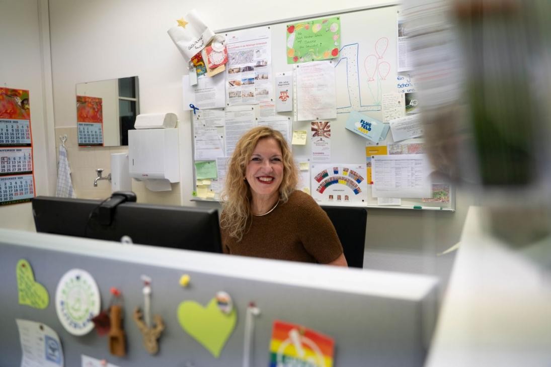 Bürgerefferentin am Arbeitsplatz