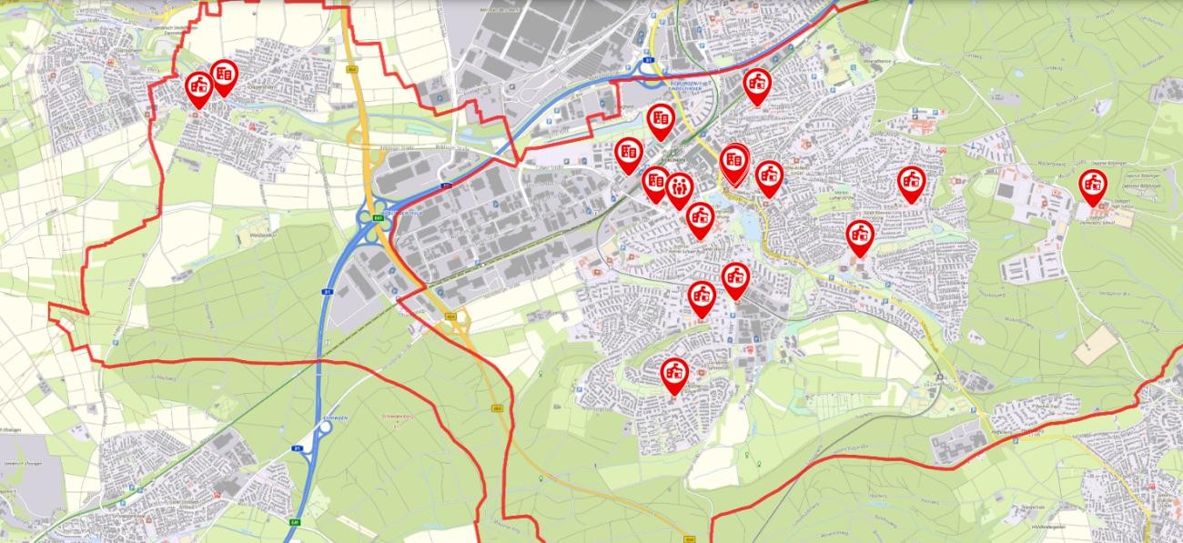 Bild der Digitalen Stadtkarte