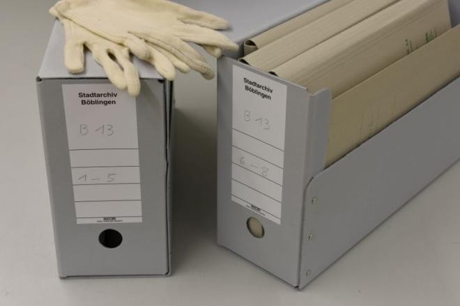 Ordnerboxen, Handschuhe Ordnerboxen, Handschuhe