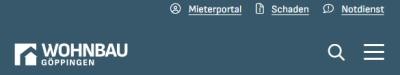 Bild von der mobilen Navigationsleiste