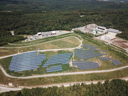 Luftbild der ehemaligen Kreismülldeponie Sindelfingen