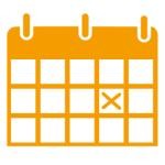 Piktogramm Kalenderblatt