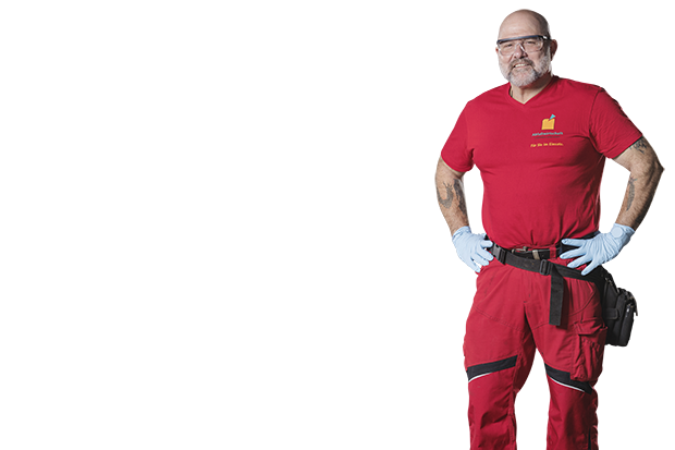 Mitarbeiter des Wertstoffhofs