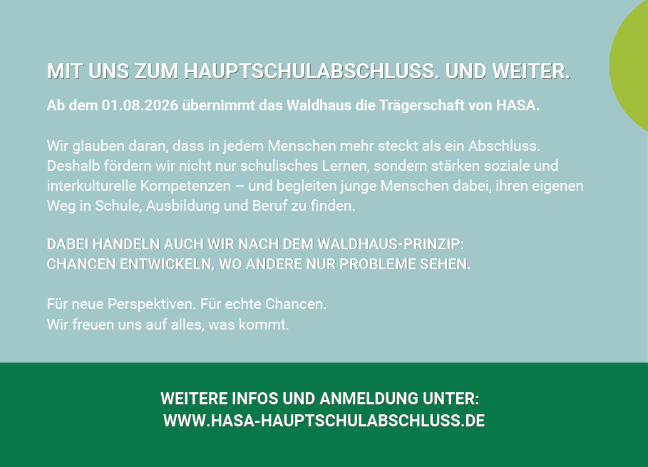 Bild mit einem Text zu HASA