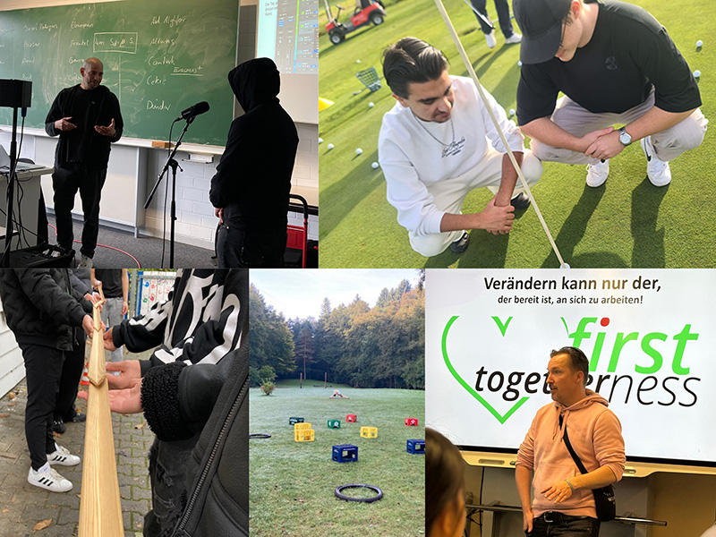 Bildmontage von einzelnen Projekten aus der Schulsozialarbeit