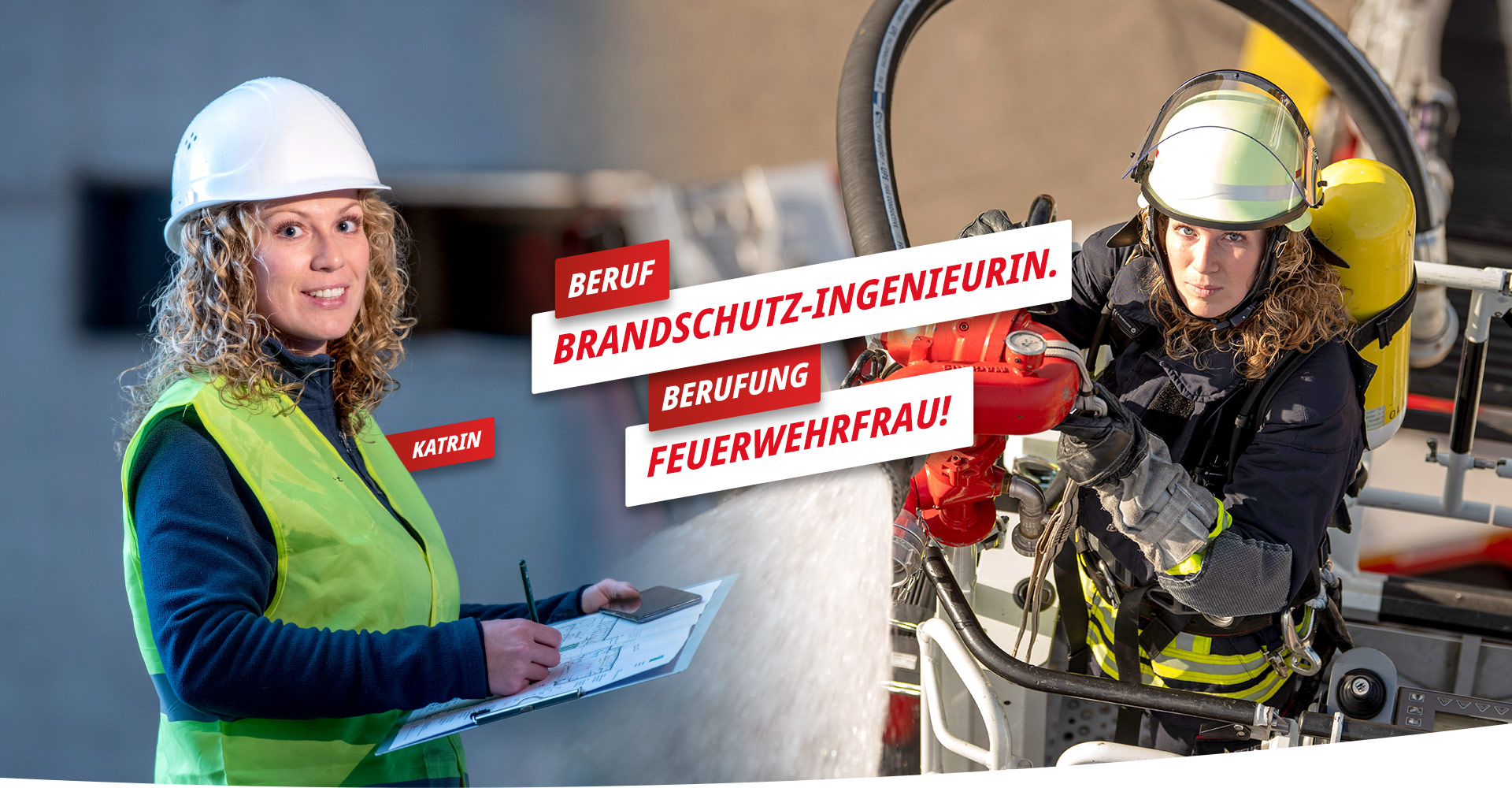 mehr zu Katrin - Beruf Brandschutz-Ingenieurin, Berufung Feuerwehrfrau