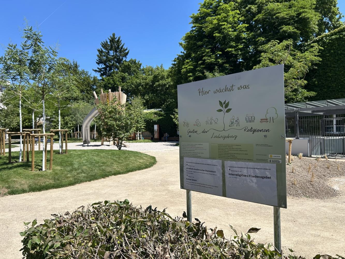 Garten der Religionen, Rathaushof Ludwigsburg