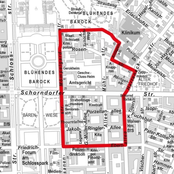 Abgrenzung Quartier City-Ost Abgrenzung Quartier City-Ost