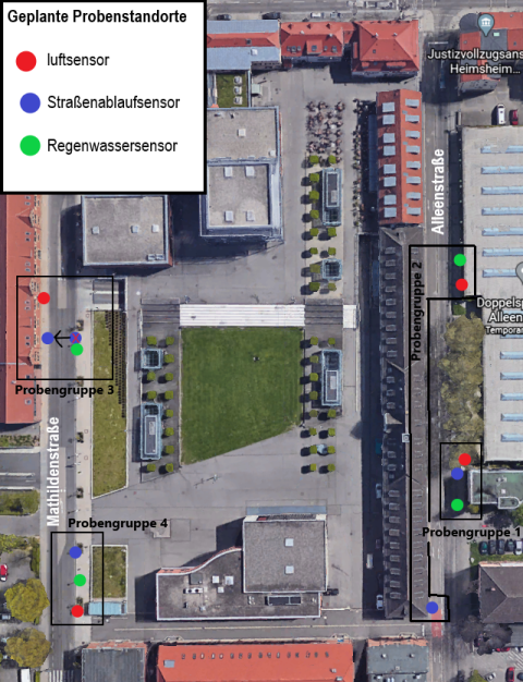 Übersicht der Messstellen