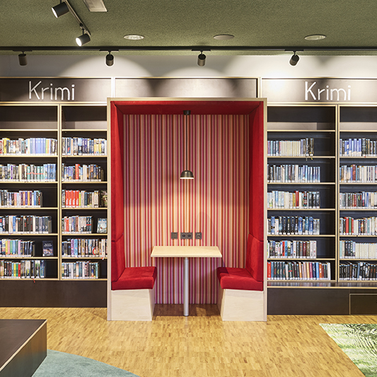 Sitznische Bibliothek