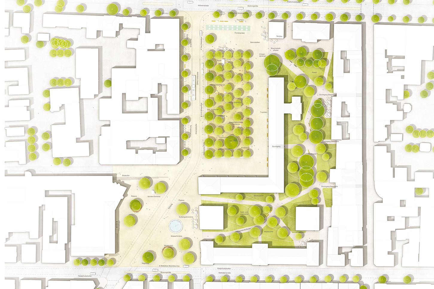 Lageplan von MANN LANDSCHAFTSARCHITEKTUR
