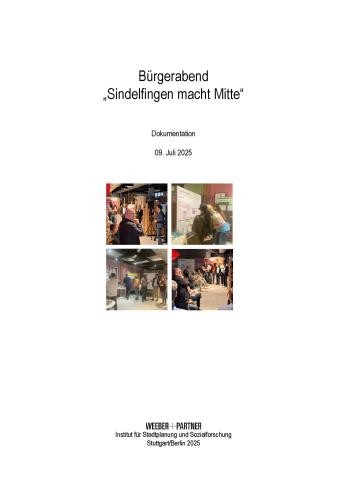 Dokumentation Bürgerabend "Sindelfingen macht Mitte"