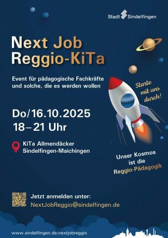 Plakat Next Job Reggio-KiTa