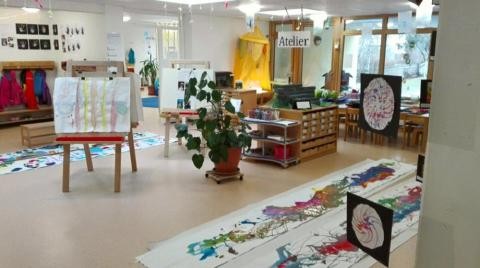 Gemeinschaftsatelier Ansicht des Gemeinschaftsateliers