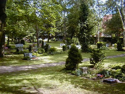 Burghaldenfriedhof Ein Ort mit vielen Bäumen