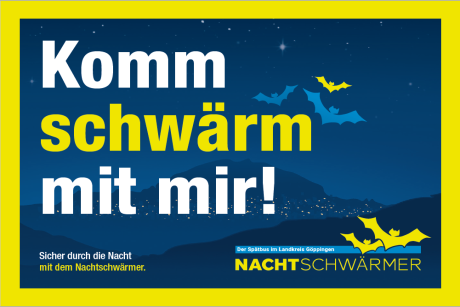 Bild mit Text "Schw&auml;rm mit mir"