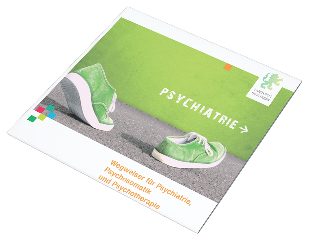 Titelblatt Wegweiser f&uuml;r Psychiatrie und Psychotherapie im Landkreis G&ouml;ppingen