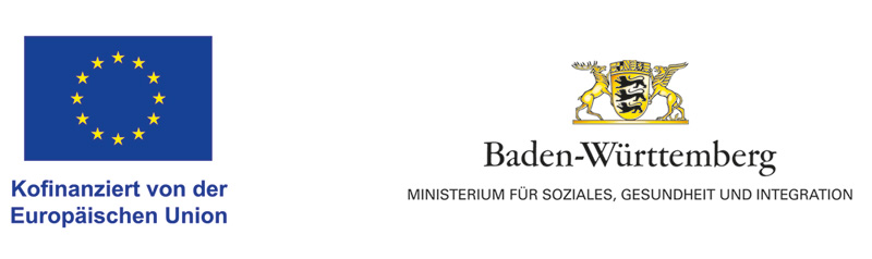 Logos ESF, Land Badden-W&uuml;rttemberg, EU