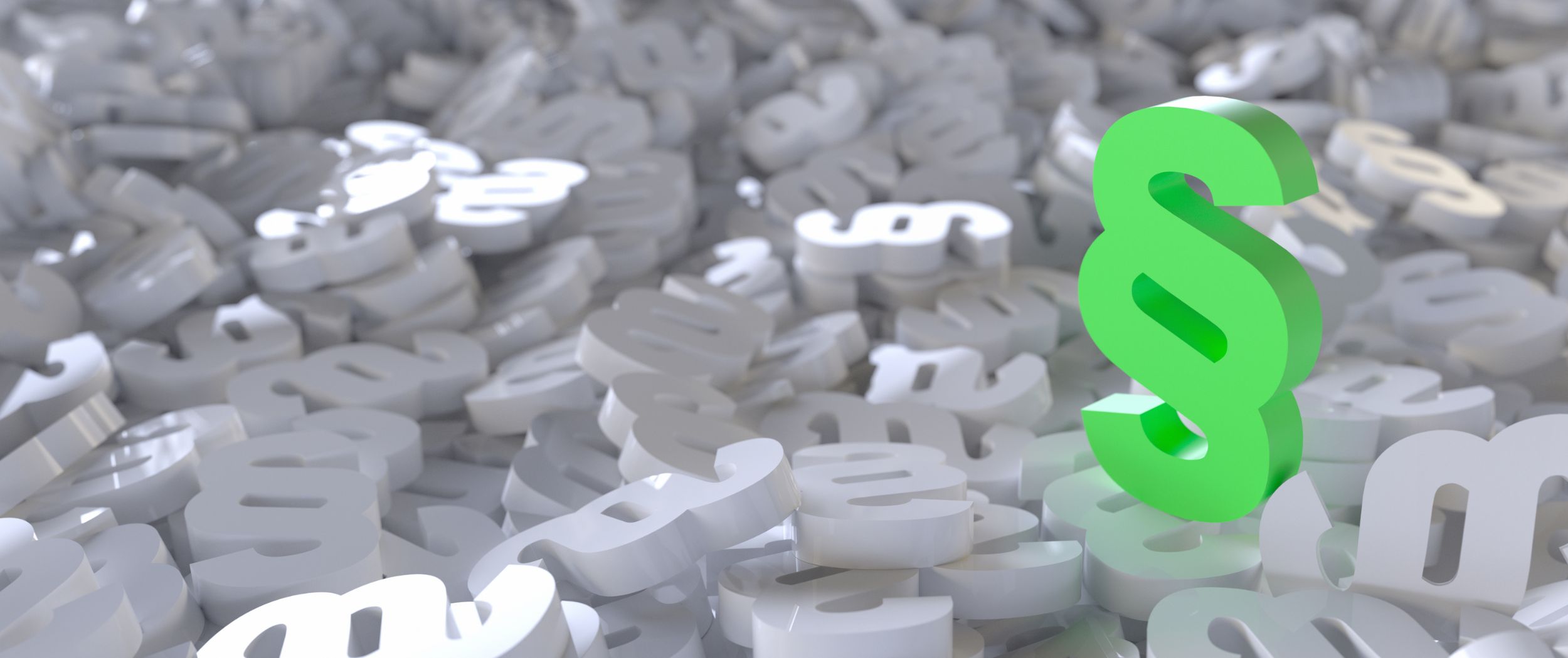 Gr&uuml;nes Paragraphen-Symbol