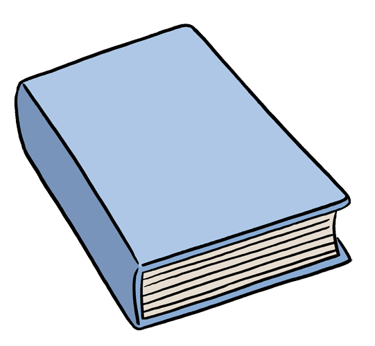 ein zugeklapptes Buch