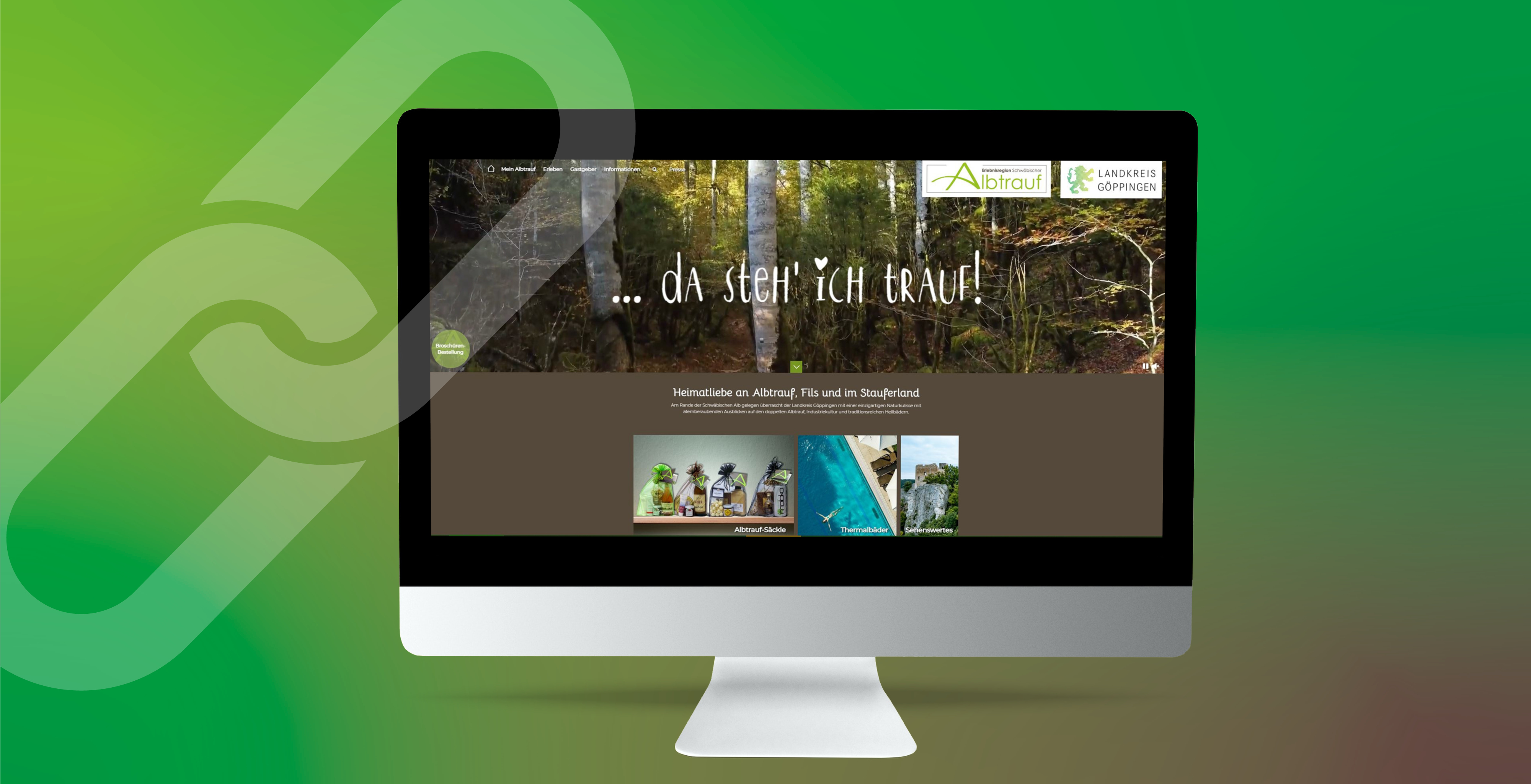 Link zu Webseite Informationen f&uuml;r G&auml;ste Erlebnisregion Schw&auml;bischer Albtrauf